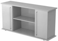 Hammerbacher-Sideboard 2 T&uuml;ren 166cm RE Grau/Grau-VSB2T/5/5/RE