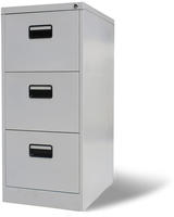 vidaXL Aktenschrank Hellgrau 46x62x102,5 cm Stahl