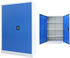 vidaXL Office Storage 90 x 40 x 140 cm Blue and Grey