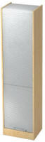Rollladenschrank Solid 5OH BxTxH 50x40x200,4cm Griff RE Ahorn/Silber