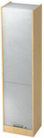 Rollladenschrank Solid 5OH BxTxH 50x40x200,4cm Griff SG Ahorn/Silber