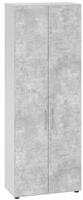 Schrank Teda-Z H2156xB800xT420mm lichtgrau/Beton 6 OH 2 T&uuml;ren zerlegt
