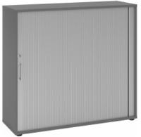 Hammerbacher-Rollladenschr.hor. 3OH 120cm BS Graphit/Silb-V1733S/G/S/BS