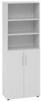 Hammerbacher-Regal 6OH/T&uuml;ren 3OH 968T3 Grau-V968T3/5/5/BS