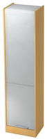 Rollladenschrank Solid 5OH BxTxH 50x40x200,4cm Griff RE Buche/Silber