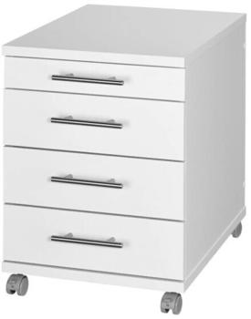M&ouml;belpartner Rollcontainer 0527 42 x 57 x 50 cm wei&szlig;