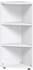 Weiß (S-343010-W): Geramöbel Eckabschlussregal 400x400x1104 (S-343010)