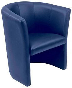 Nowy Styl Club Design Sessel blau
