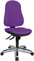 Topstar B&uuml;rostuhl Support SY, 8550 G03 Stoff lila, Gestell schwarz violett