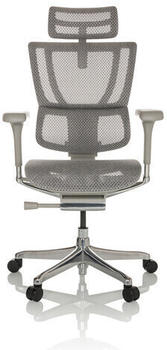 HJH Office Ergohuman Slim I G hellgrau – HJH Office Ergohuman Slim I G hellgrau - Ergonomischer Komfort für Ihren Arbeitsalltag