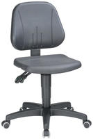 Interstuhl Arbeitsdrehstuhl Unitec Rollen Kunstlederpolster schwarz 440-620mm BIMOS
