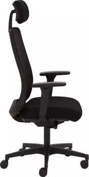 Mayer myTRITON mit Kopfstütze und Armlehnen schwarz (2228_AV3D_KS_SYM+_30617) – Ergonomischer Komfort für lange Arbeitstage