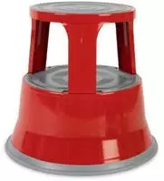 KARAT Rollhocker aus Stahl - Elefantenfu&szlig; - Hocker f&uuml;r B&uuml;ro und Gewerbe - 150 kg