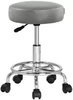 Rollhocker H&ouml;henverstellbar 10cm Polsterung 51-65cm Sitzh&ouml;he 360&deg; Drehbar &Oslash;35cm