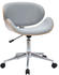 Miliboo Bürostuhl walnut/hellgrau (49585)