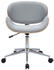 Miliboo Bürostuhl walnut/hellgrau (49585)