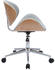 Miliboo Bürostuhl walnut/hellgrau (49585)
