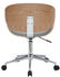 Miliboo Bürostuhl walnut/hellgrau (49585)