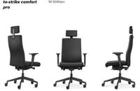 DAUPHIN B&uuml;rostuhl to-strike comfort mit Nackenst&uuml;tze 9246 Stoff schwarz...