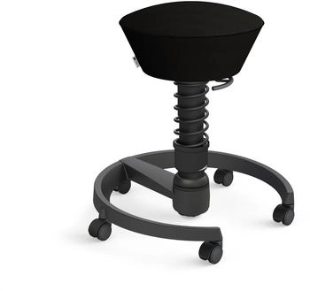 Aeris Swopper Standard mit Hartbodenrollen schwarz/Mesh schwarz