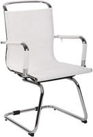 Besucherstuhl Barnet Mesh Wei&szlig;