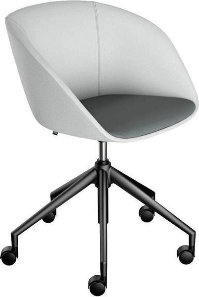 Sedus Besuchersessel on spot cosy Gestell schwarz grau 51.5cm