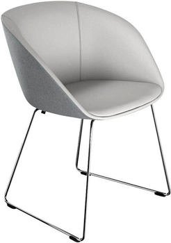 Sedus Schalenstuhl on spot cosy Kufengestell chrom grau 44cm