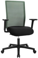 Topstar B&uuml;rostuhl Free Point, PA10TW1MP0CR2 gr&uuml;n, schwarz, schwarz Stoff