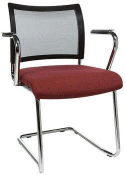 Topstar Visit 20 ohne Armlehnen rot 48x47cm 2er-Set Topstar Visit 20 ohne Armlehnen rot 48x47cm 2er-Set