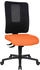 G040 Stoff orange Gestell schwarz