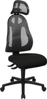 Topstar B&uuml;rostuhl Free Art mit Kopfst&uuml;tze, FR100 G202X Stoff anthrazit,...