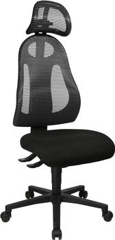 Topstar Free Art mit Kopfstütze FR100 G202X Stoff anthrazit Gestell schwarz