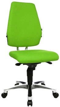 Topstar Body Balance S30 ohne Armlehnen Stoff gr&uuml;n Gestell alu