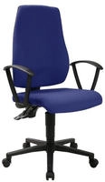 Topstar M500RG26, Topstar B&uuml;rostuhl MAXX 500, M500RG26 Stoff blau, Gestell schwarz