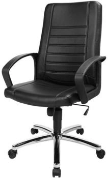 Topstar Premium Point 100 7909D60 Kunstleder schwarz Gestell chrom