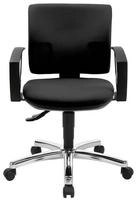 TOPSTAR B&uuml;rostuhl Pro 30 chrom PU39AG20 Stoff schwarz Gestell chrom (PU39AG20)