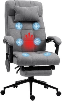 Vinsetto Swivel Chair (921-658V90GY)