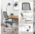 HJH Office Miko W ECO Bürostuhl mit klappbaren Armlehnen Grau (719255)