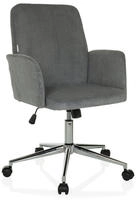 B&uuml;rostuhl / Drehstuhl / Schalenstuhl Solao Cord Stoff Taubenblau Hjh Office