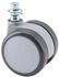 HJH Office ROLO MOVE 60 No-Noise Hartbodenrollen 11mm/60mm Stuhlrollen Weiß/Grau (447123)
