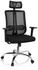 HJH Office ZH 200 Bürostuhl Drehstuhl mit ergonomischer Rückenlehne Schwarz (719221)