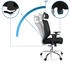 HJH Office ZH 200 Bürostuhl Drehstuhl mit ergonomischer Rückenlehne Schwarz (719221)