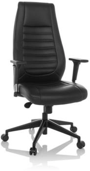 HJH Office VITORO B Chefsessel Kunstleder Schwarz (601011)