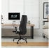 HJH Office VITORO B Chefsessel Kunstleder Schwarz (601011)