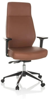 HJH Office VITORO ECO Chefsessel Drehstuhl Kunstleder Braun (729454)