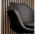 HJH Office Artemia Loungesessel drehbar Kunstleder schwarz (600987)