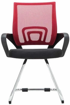 CLP Freischwinger Eureka Polsterstuhl mit Stoffbezug und Netzbezug (319423) – Perfekte Symbiose aus Design und Funktionalität