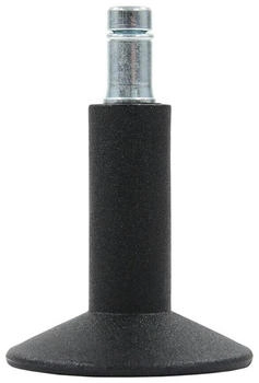 HJH Office Bodengleiter STAND Nr. 12 f&uuml;r alle B&ouml;den 11mm / 65mm Schwarz (5er Pack) (619004)