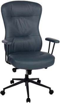 Duo Collection Chefsessel Rio blaugrau/schwarz Mikrofaser (14596)