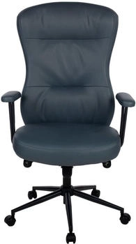 Duo Collection Chefsessel Rio blaugrau/schwarz Mikrofaser (14596) – Duo Collection Chefsessel Rio blaugrau/schwarz Mikrofaser (14596) für professionelles Arbeiten im Homeoffice